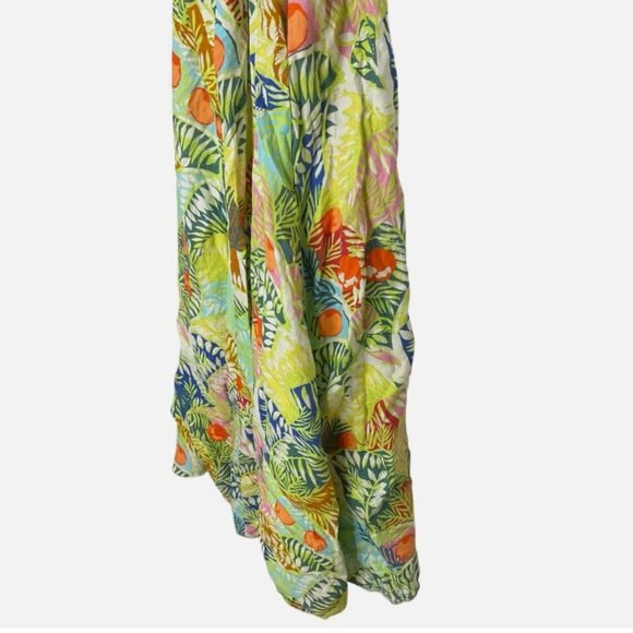 Staud Coliseum Linen Cutout Dress Size 6 *READ FLAW* - Picture 7 of 9